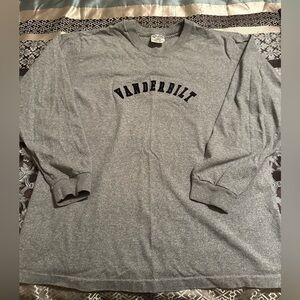 Vanderbilt Gray Long Sleeve Men's Tee